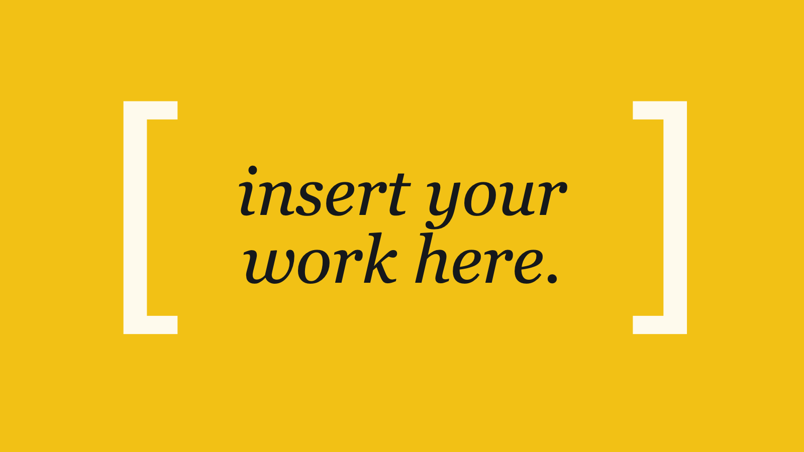 insert your work here.